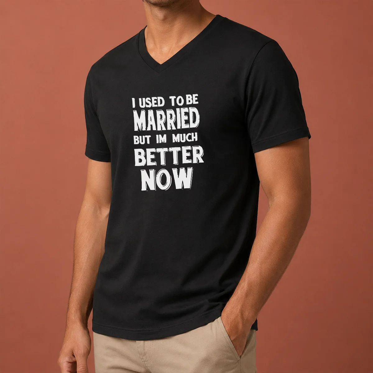 Pretty I Used To Be Married V-Neck Shirt Pretty I Used To Be Married V-Neck Shirt