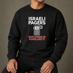 Pretty Israeli Pagers Exploding In Popularity Star Of David Pager Gag Joke Sweater