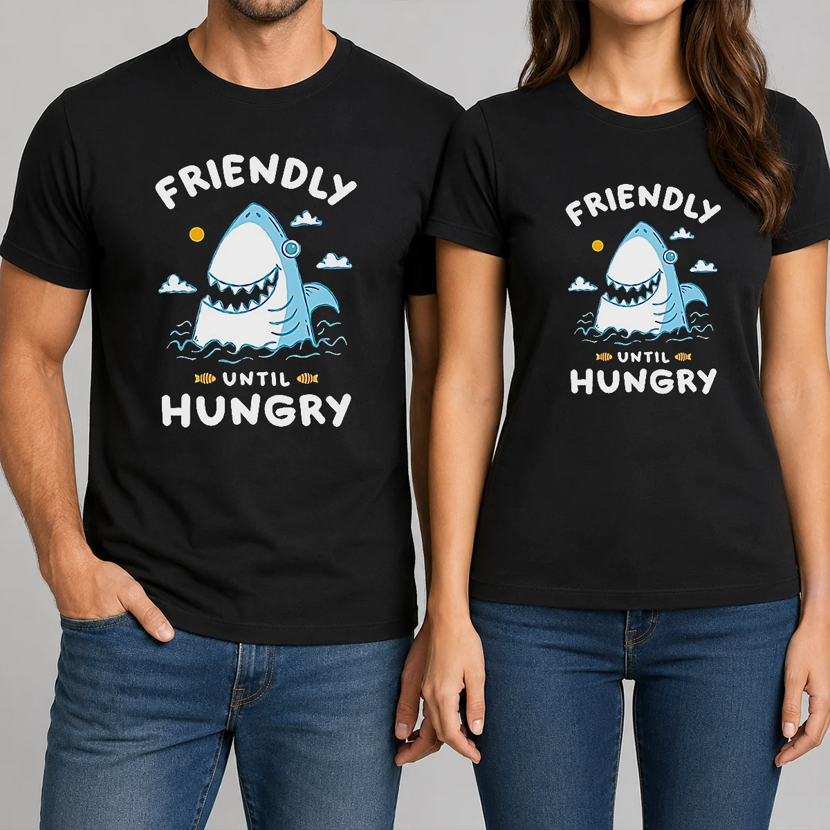 Pretty Original Shark Grinning Friendly Until Shirt Pretty Original Shark Grinning Friendly Until Shirt