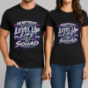 Thanks To My Squad Level Up Life Tee