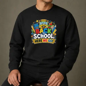 Top Back To School Excitement Vector Sweater