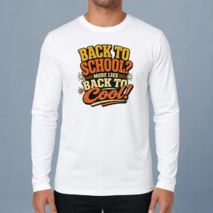 Top Back To School Vintage For Cool Kids Long Sleeve Shirt