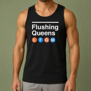 Top Flushing Queens L F G M New York Mets Baseball Tank Top