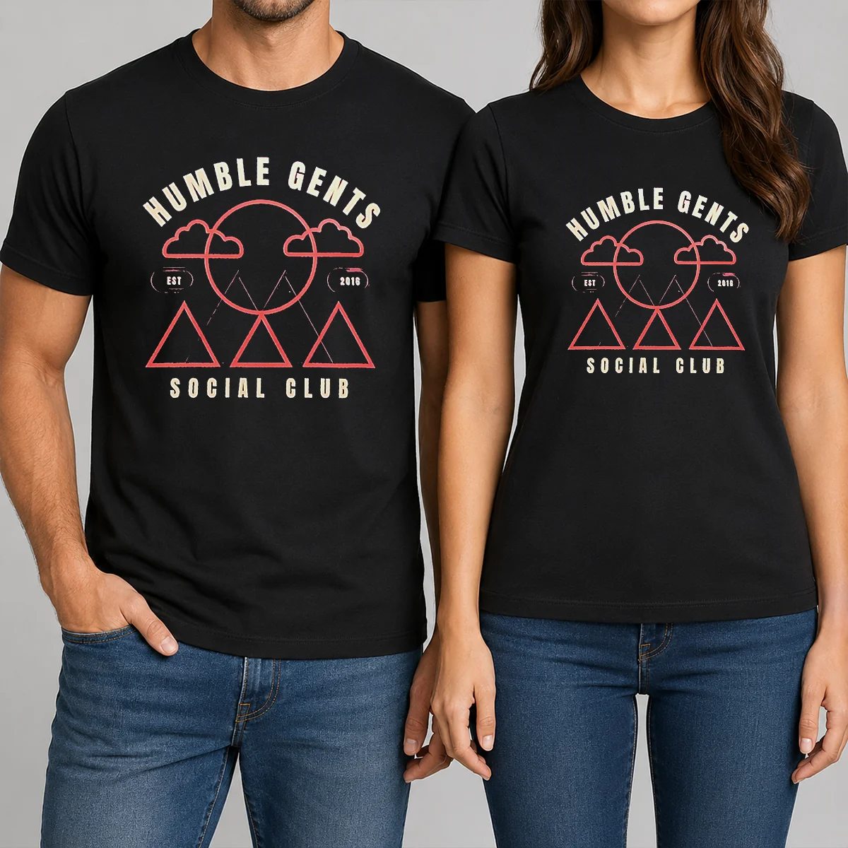 Top Humble Gents Social Club EST Shirt Top Humble Gents Social Club EST Shirt